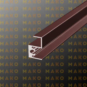 Профиль горизонтальный верхний MS215 Бордо (P14)